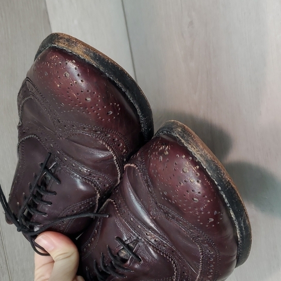 Allen Edmonds Mens 01445 Leather Loafer Dress Oxford shoes sz 9.5D - Picture 5 of 13